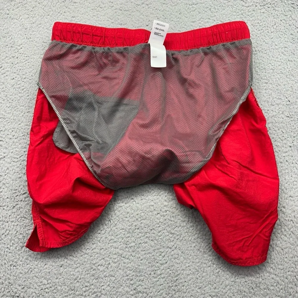 The North Face AU2F Mens Medium Long Outdoor Water Sports‎ Red Shorts T183